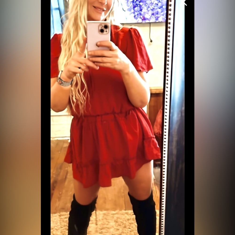 🥳🥳Pre loved like New!!! Tiered maxi dress M - Picture 4 of 4